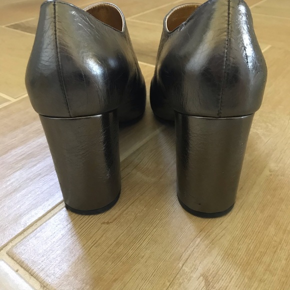 Bottega Veneta Gunmetal Metallic Ankle Booties - Picture 4 of 8